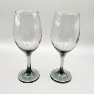 Smokey Wine Glasses, Set of 2